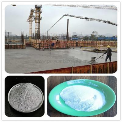 How do polycarboxylate superplasticizer and silica fume interact in concrete materials?